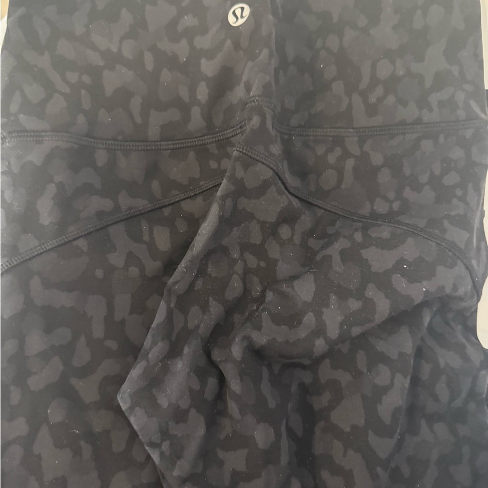 Lululemon Black Patterned Leggings